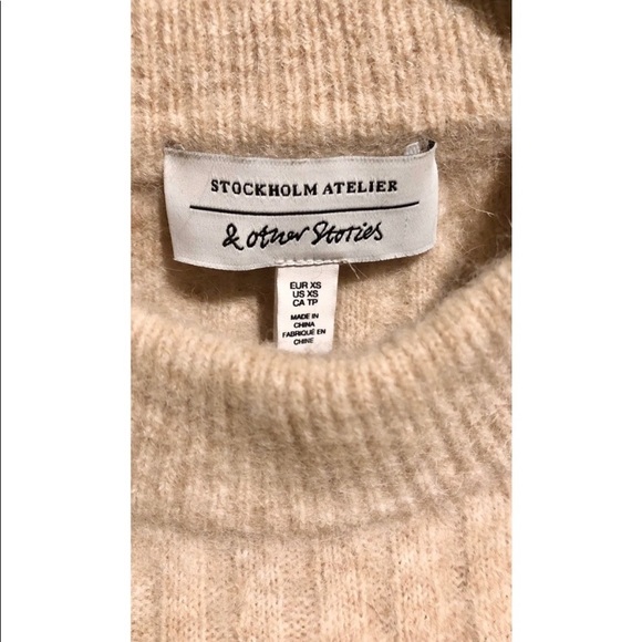 & Other Stories Crewneck Rib Sweater - Picture 6 of 7